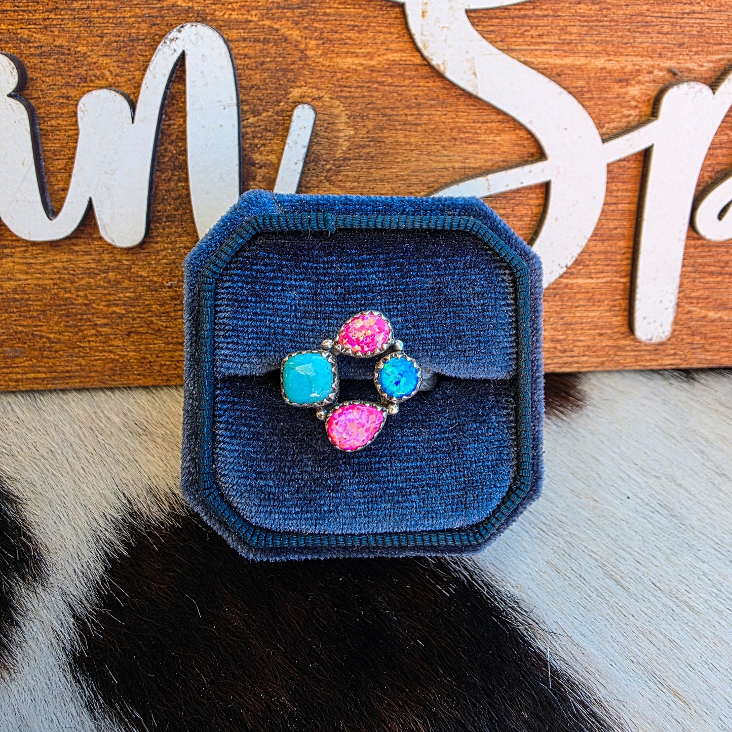 The Lexi with Turquoise Size 7 Ring