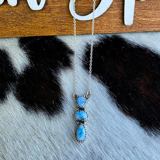 The Amelia Golden Hills Turquoise Necklace