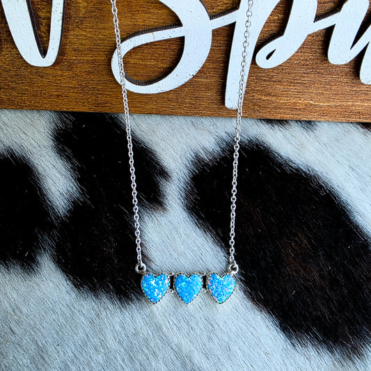 The Triple Heart Necklace