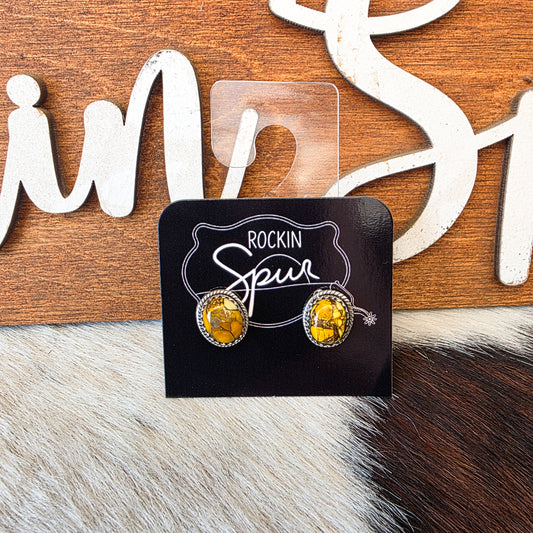 The Honey Dahlia Stud Earrings