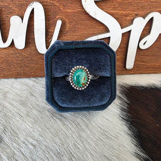 The Rory Turquoise Adjustable Ring