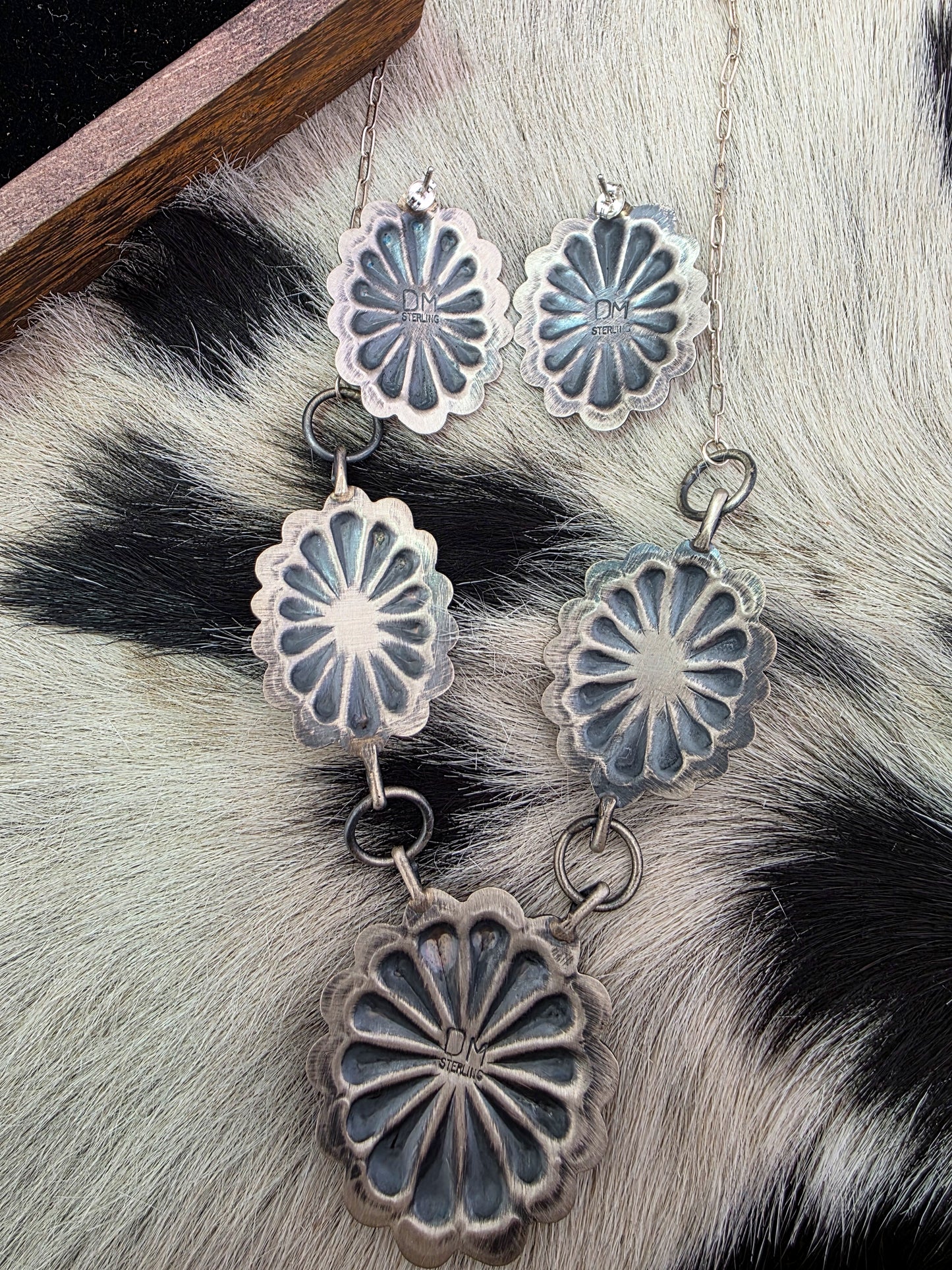 The Concho & Turquoise Necklace Earring Set