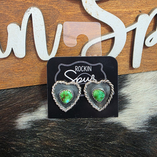 The Sonoran Heart Earrings