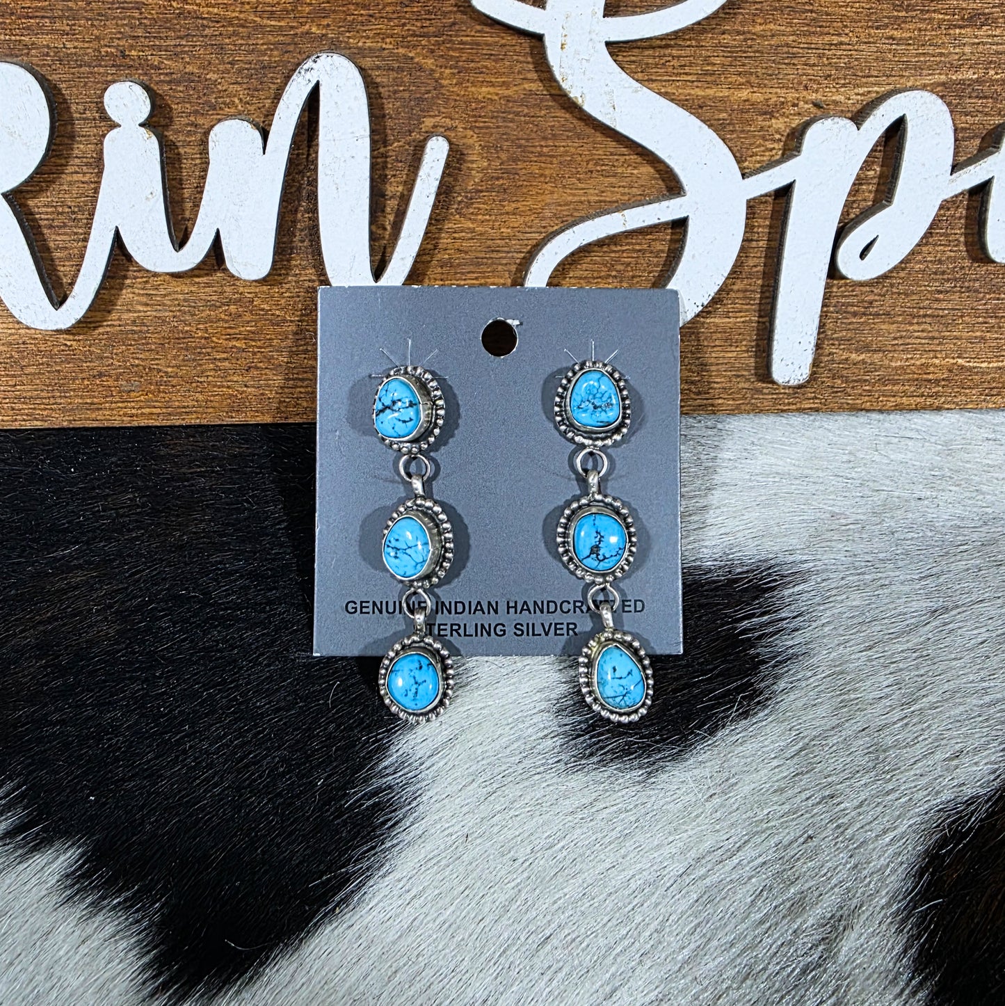 The Nez Raindrop Turquoise Earrings