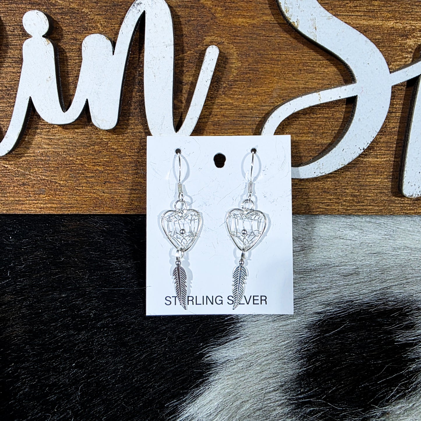 The Heart Dream Catcher Earrings