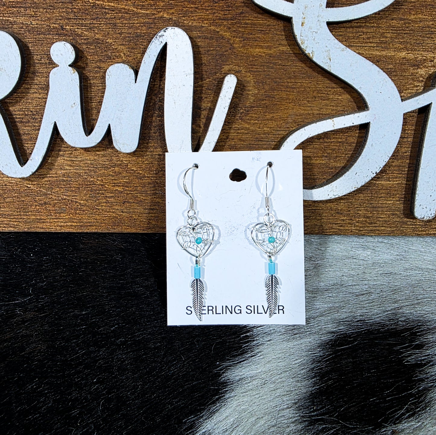 The Heart Dream Catcher Earrings