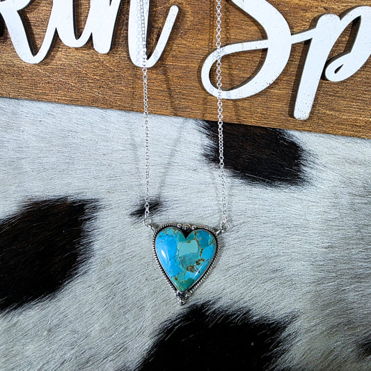 The Kingman Heart Necklace