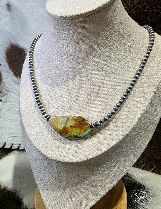 The Baylor Slab Necklace