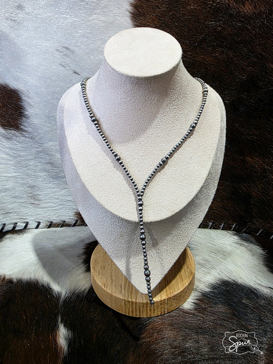 The Pearl Lariat Necklace