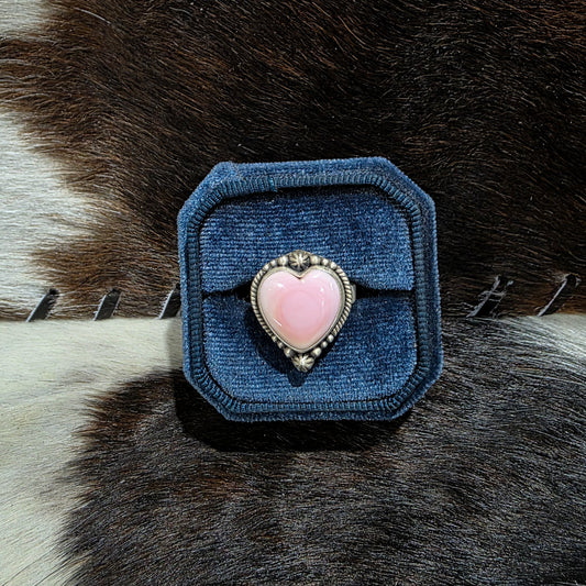 The Kinley Heart Adjustable Ring