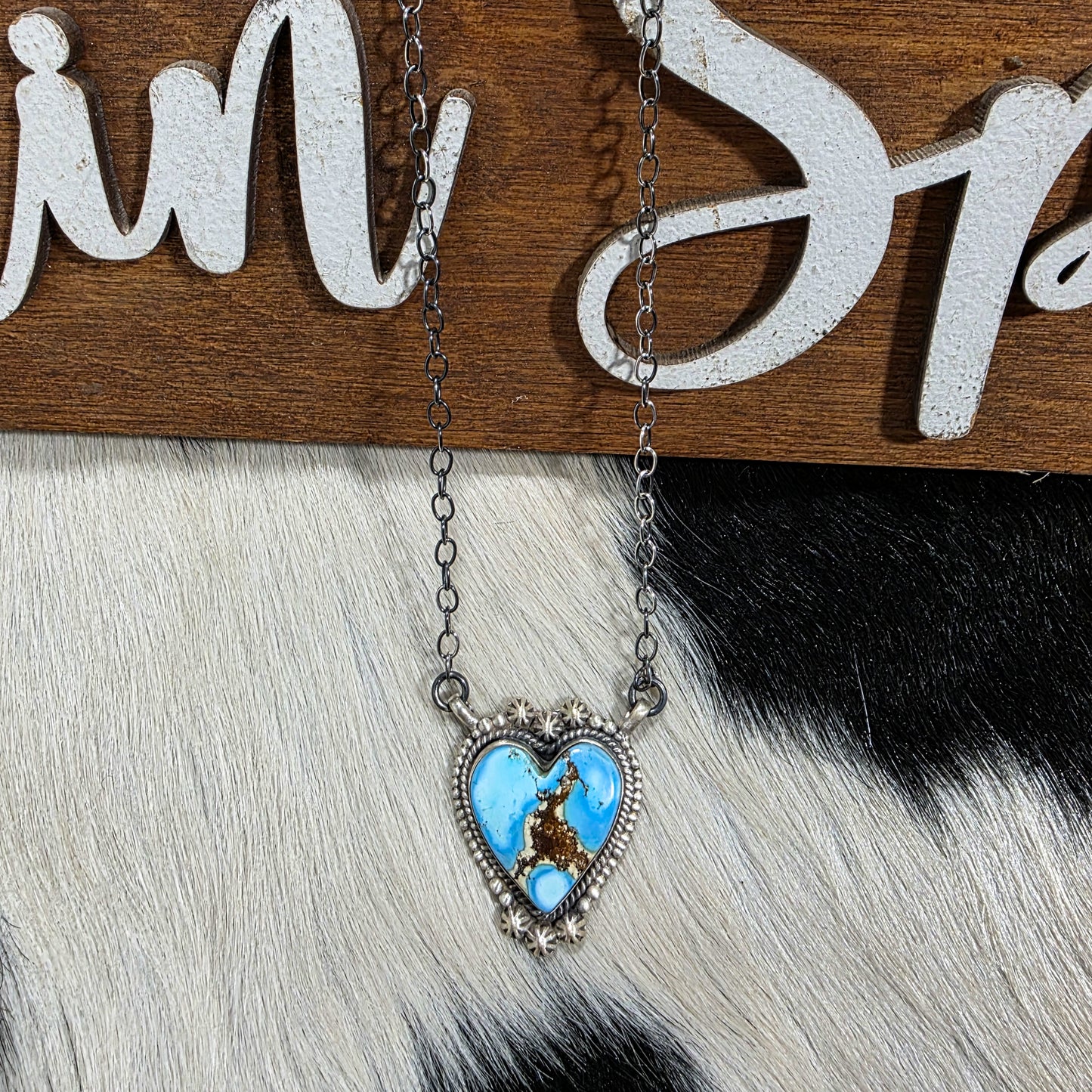 The Elizabeth Golden Hills Heart Necklace