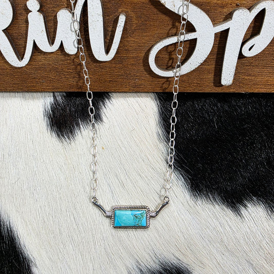 The Longhorn Bar Necklace