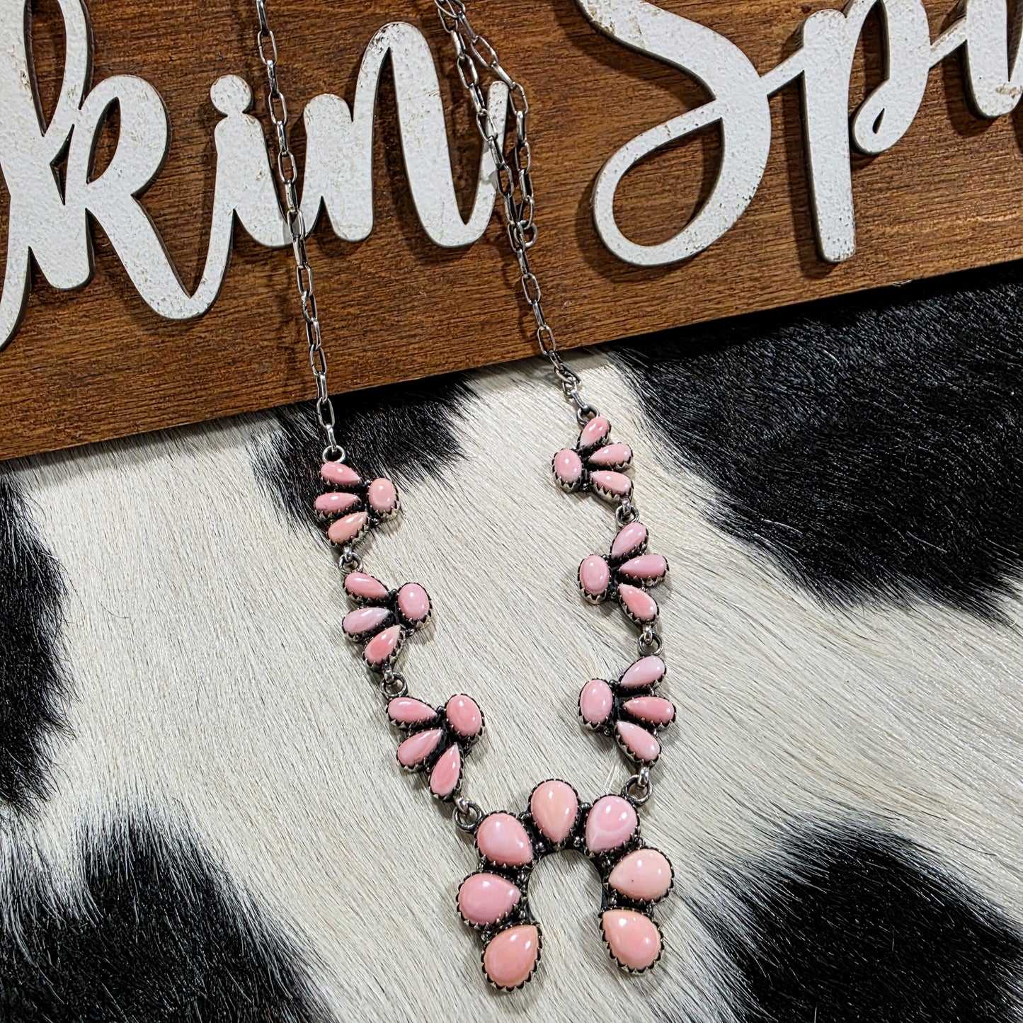 The Pink Conch Naja Statement Necklace