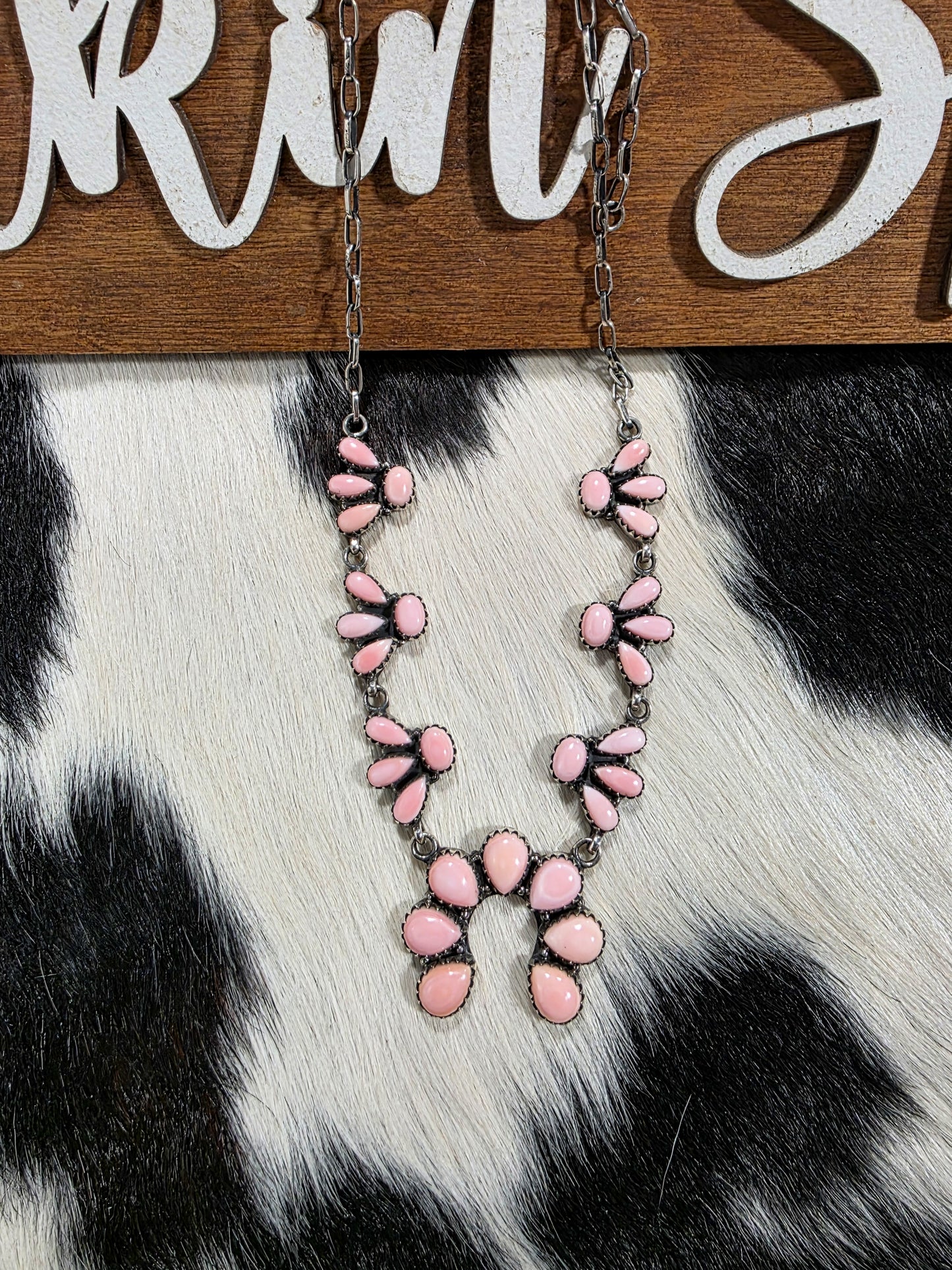 The Pink Conch Naja Statement Necklace