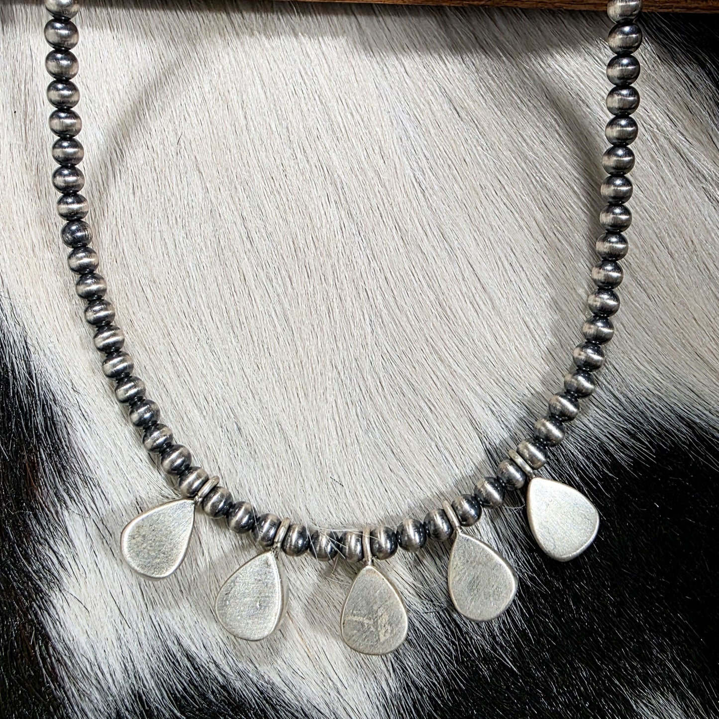 The Big Sky Pearl & White Buffalo Necklace