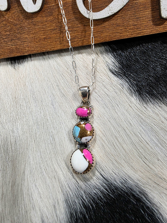 The Ellie Cotton Candy Necklace