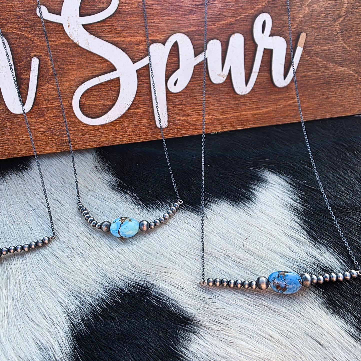 The Caroline Pearl & Golden Hills Necklace