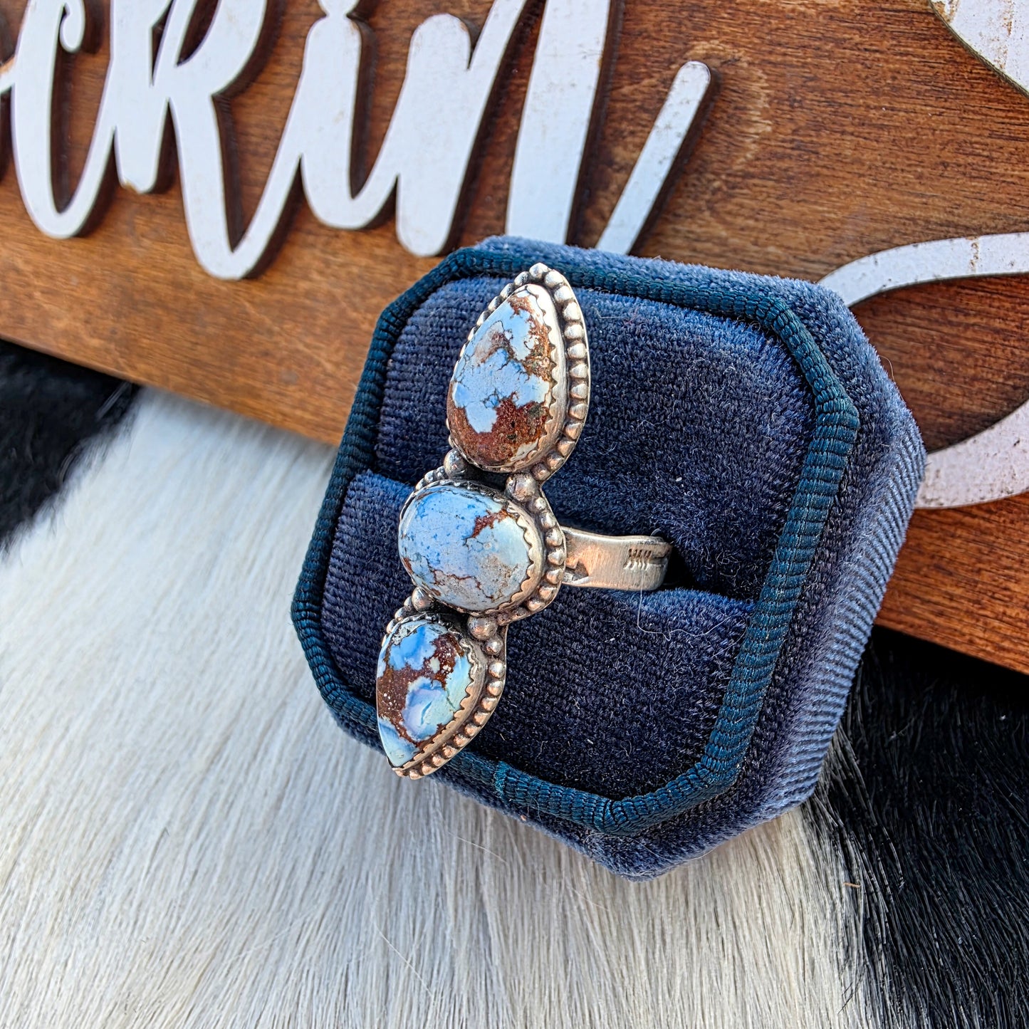 The Anastasia Adjustable Golden Hills Ring