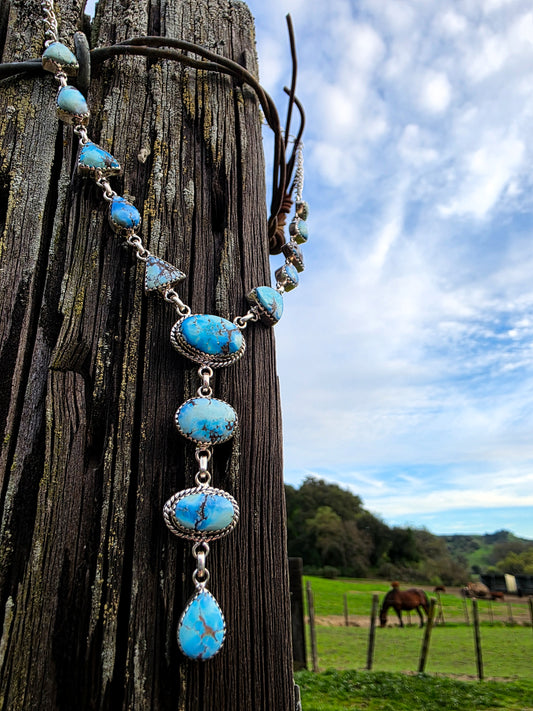 The Quincy Golden Hills Lariat Necklace