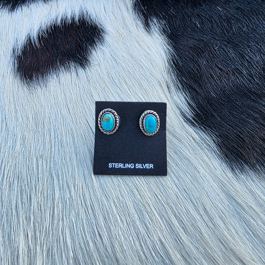 The Laken Turquoise Stud Earrings