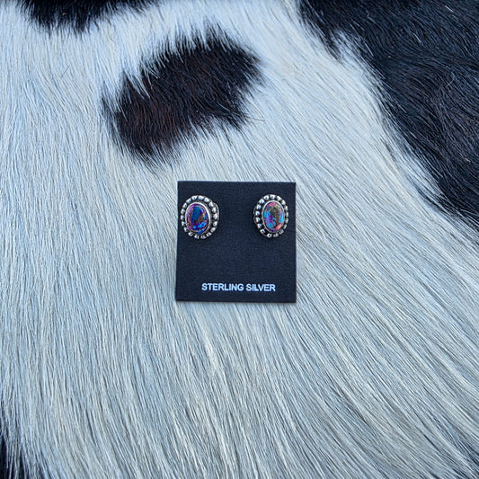 The Poppy Dahlia Stud Earrings