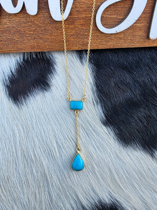 The Blue Bird Gold Necklace