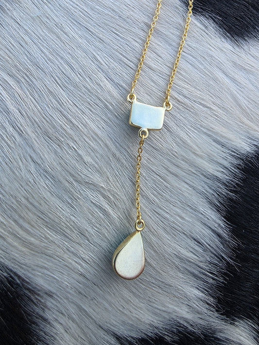 The Blue Bird Gold Necklace