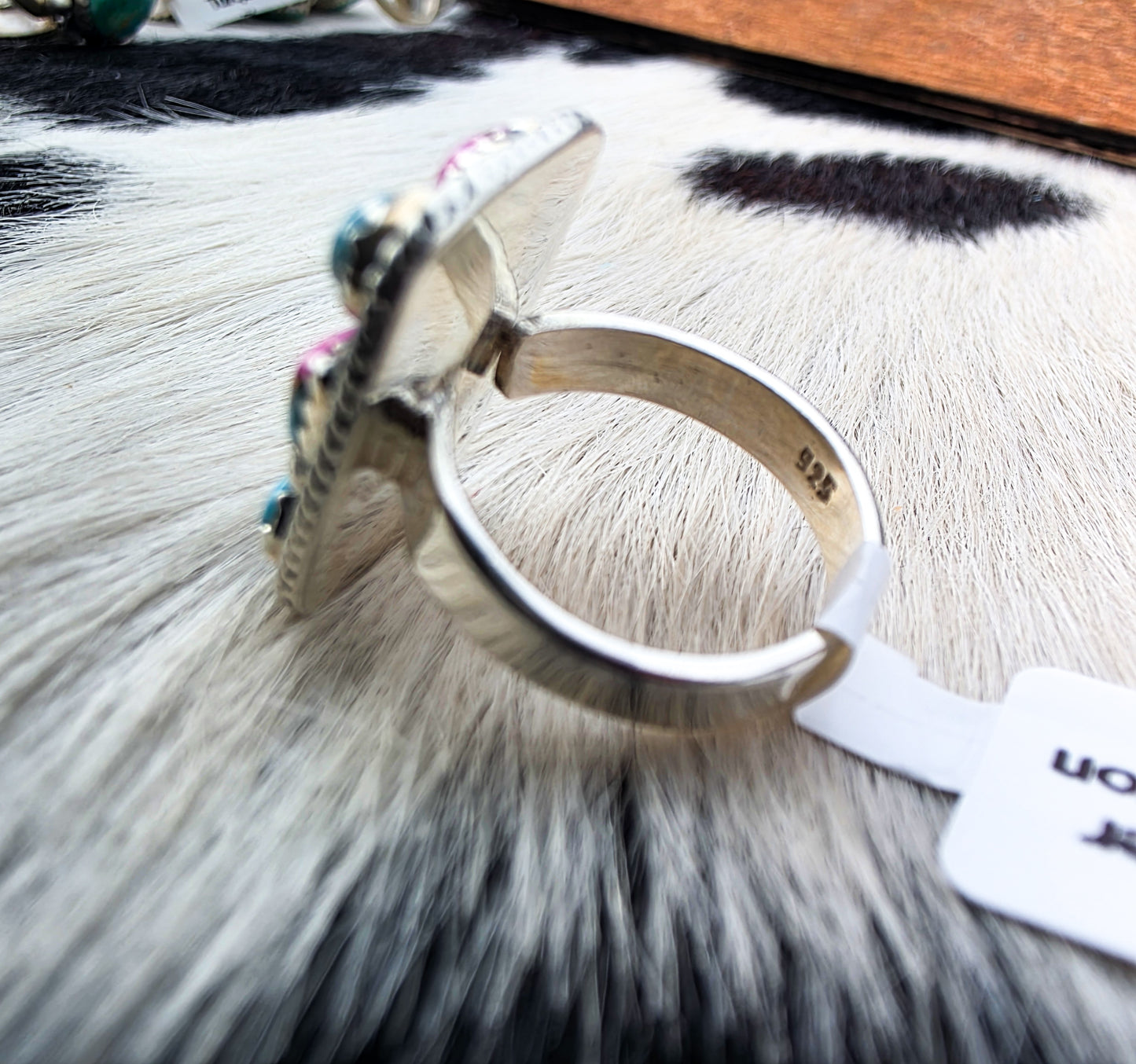The Vanessa Cotton Candy Adjustable Ring
