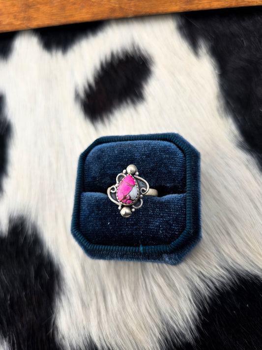 The Cali Cotton Candy Adjustable Ring
