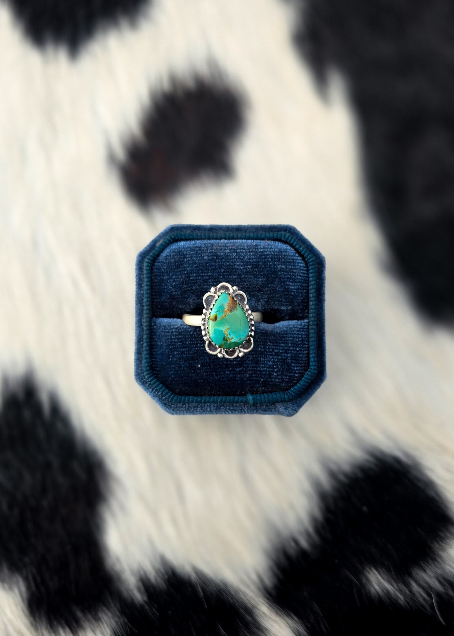 The Holly Mohave Turquoise Adjustable Ring