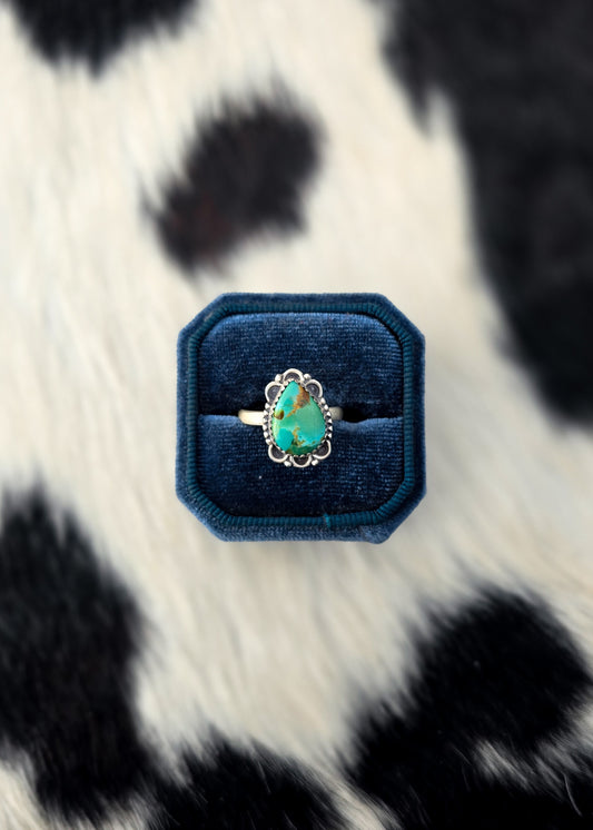 The Holly Mohave Turquoise Adjustable Ring