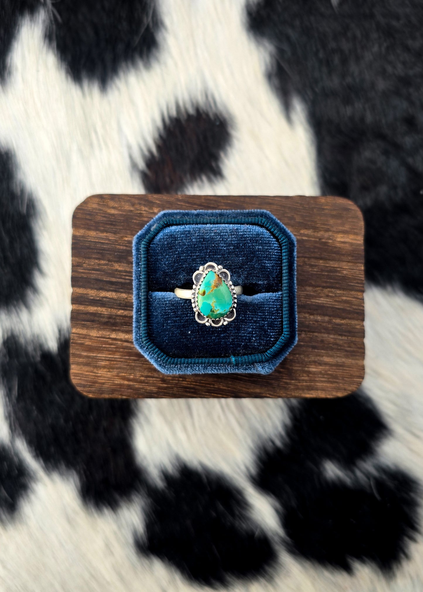 The Holly Mohave Turquoise Adjustable Ring