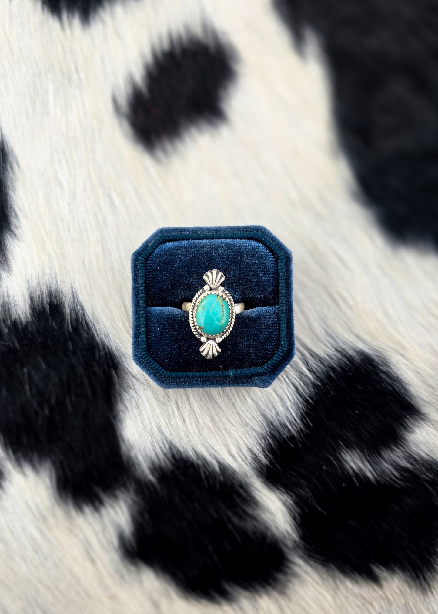 The Brooklyn Turquoise Adjustable Ring