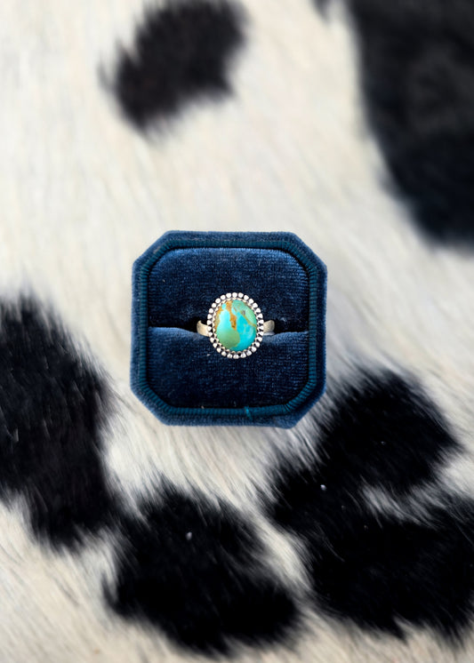 The Serenity Mohave Turquoise Adjustable Ring