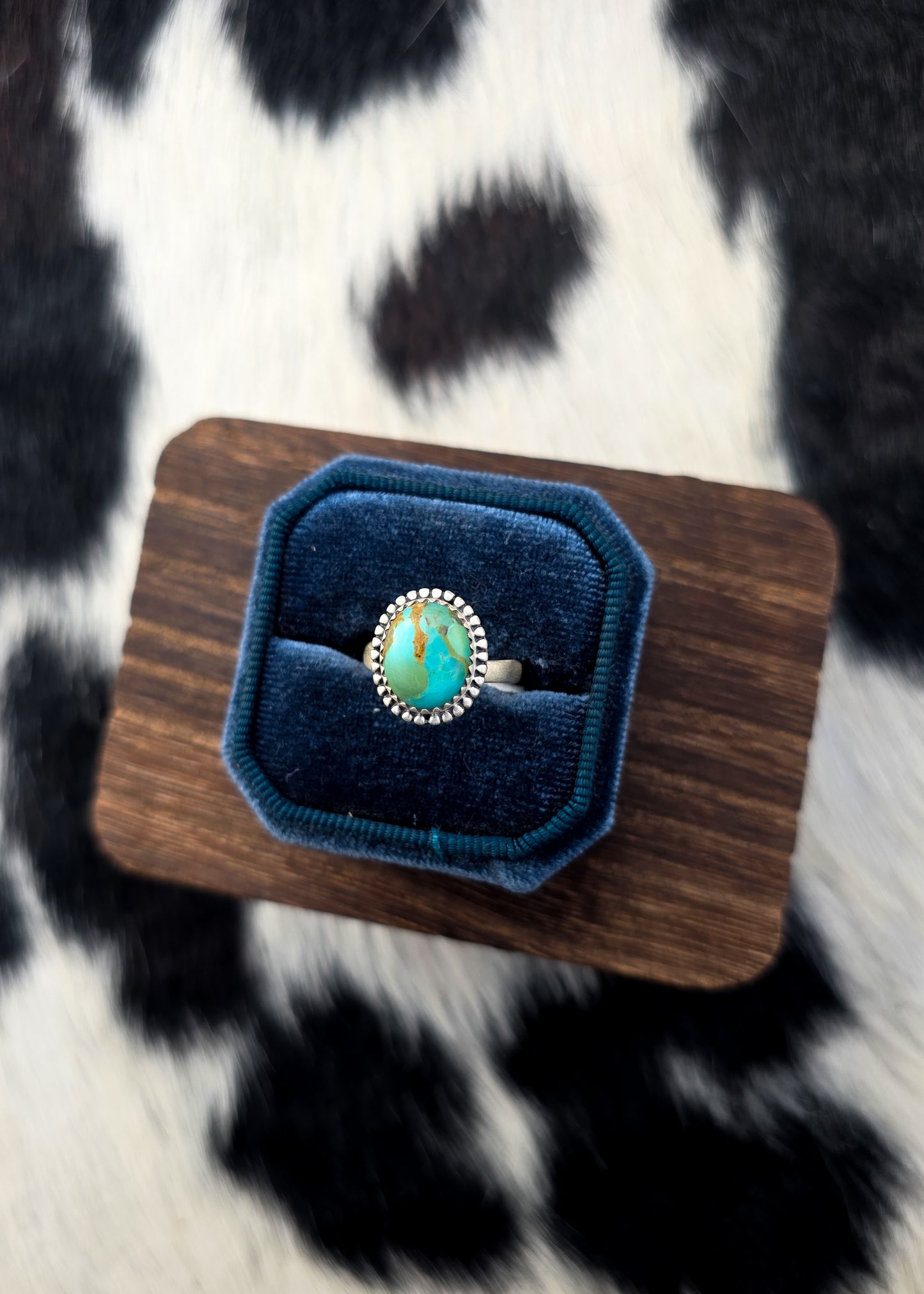 The Serenity Mohave Turquoise Adjustable Ring