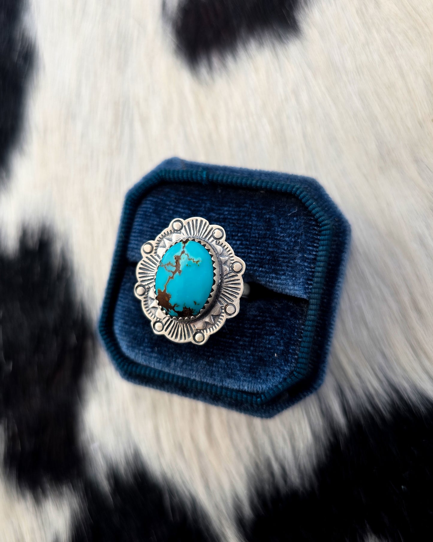 The McKenzie Turquoise Size 8.25 Ring