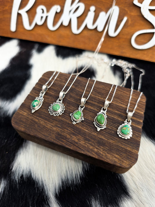 The Kyla Green Necklaces
