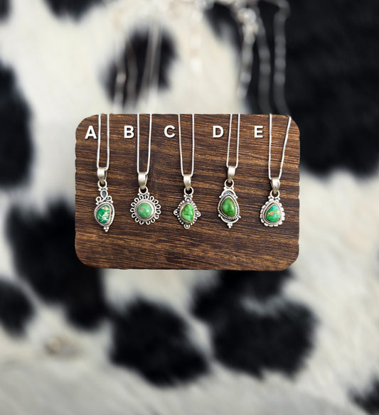 The Kyla Green Necklaces