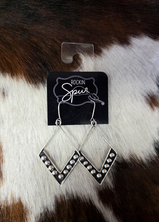The Diamond Dot Dangle Earrings