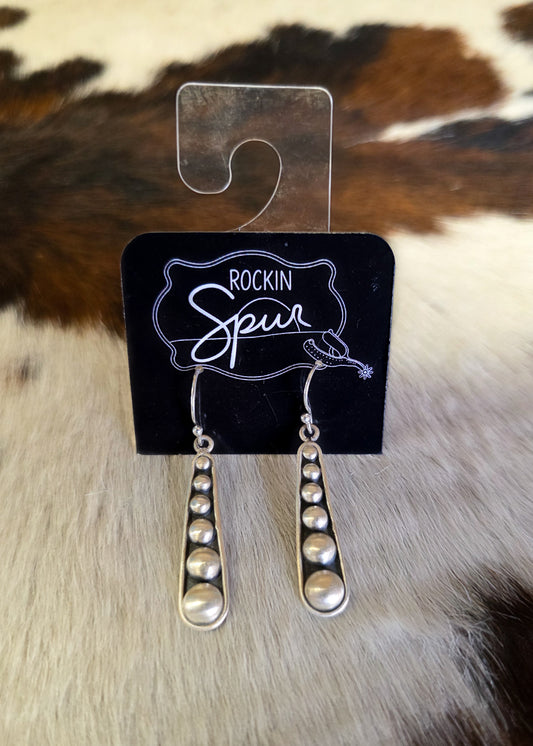 The Dot Bar Dangle Earrings