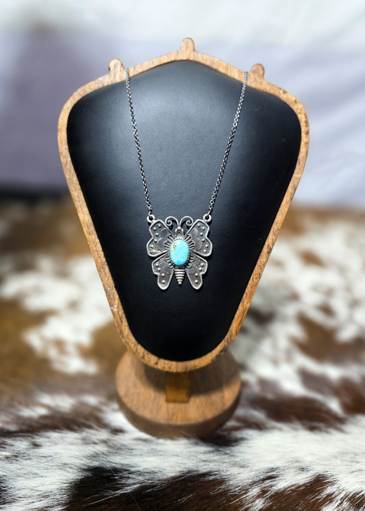The Butterfly Turquoise Necklace